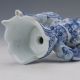 Exquisite Chinese Blue And White Porcelain Handmade Dragon Teapot Teapots photo 7
