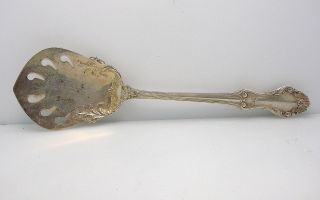One (1pc) Wallace Concord Sterling Silver Pierced Server - 7.  5 