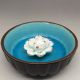China ' S Rich And Colorful Ceramics Hand - Carved Lotus Xiang Cha Bowls photo 1