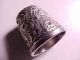 Antique Coin Silver Short Thimble With Spider Web Design Vg, Thimbles photo 4