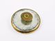 1876 Philadelphia Centennial Expo World ' S Fair Main Bldg Souvenir Brass Button Buttons photo 1
