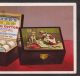 Antique 1800 ' S Clarks Sewing Thread Spool Box Victorian Advertising Trade Card Baskets & Boxes photo 3