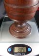 1860 - 1910 Vintage Carved & Turned Wood Antique Mahogany Treen Bowl Box With Lid Boxes photo 5