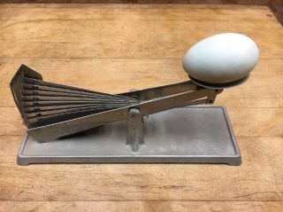 Vintage Aluminum Acme Egg Grading Scale.  Patented 1924.  Usa. photo