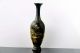 Exquisite China Bronze Ware Hand Carved Lotus Flower Gilt Vase T18 Vases photo 3