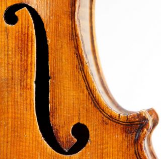 Very Old And Fine Antique Violin C.  1840 Grafted Scroll,  Great Tone,  Ready To Play photo
