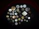 Antique Mother Of Pearl Buttons - Handcut And Carved - Light And Dark Buttons photo 1
