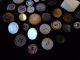 Antique Mother Of Pearl Buttons - Handcut And Carved - Light And Dark Buttons photo 6