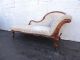 Early Victorian 1800s Carved Chaise Lounge Fainting Sofa Couch 8202 1800-1899 photo 2