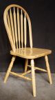 5 Vintage Spindle Back Windsor Ash Wood Wooden Dining Room Kitchen Side Chairs Post-1950 photo 3