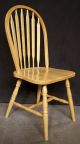 5 Vintage Spindle Back Windsor Ash Wood Wooden Dining Room Kitchen Side Chairs Post-1950 photo 5