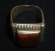 Byzantine Ancient Artifact - Silver Ring With Carnelian Gem Circa 1200 - 1400 Ad - Other Antiquities photo 6
