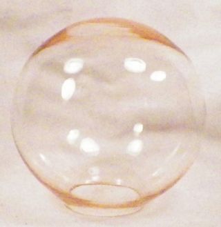 Vintage Witch ' S Ball Pale Pink Glass Fishing Float Buoy Vase photo