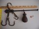 Antique Metal Cast Iron Scale Parts Balance Arm Weight Hardware Old Vintage Scales photo 3
