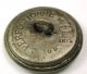 Antique Silver On Brass Sporting Button Boar Head Design - Paris Back - 15/16 
