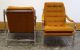 Mid Century Modern Milo Baughman Chrome Scoop Lounge Chairs And Ottoman Post-1950 photo 7