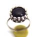 Gorgeous Antique Roman Silver Ring With Gem Stone - Blue - Lovely Piece.  V301 Roman photo 1