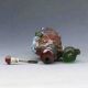 Chinese Colourful Glazed Hand - Carved Elder&bird Cage Snuff Bottles Snuff Bottles photo 5