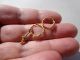 Ancient Roman Gold Rings Pendants,  Nicely Twisted And Granulation Decoration Roman photo 5