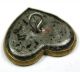 Antique Brass Rebus Work Clothes Button 