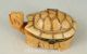 Asian Chinese Old Not Plastic Handmade Carving Tortoise Collect Statue Snuff Box Other Antique Chinese Statues photo 1