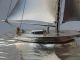 Masterly Hand Crafted Old Japanese Sterling Silver 960 Model Yacht By Seki Japan Other Antique Sterling Silver photo 9