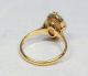 H244: Vintage Opal Ring 18k Yellow Gold. Kimonos & Textiles photo 2