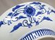 H135: Real Japanese Old Nabeshima Blue And White Porcelain Ware Rare Big Plate. Plates photo 4