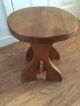 Antique Vintage Wooden Milking Stool Rustic Country Shabby Chic Farmhouse 1900-1950 photo 2