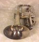 Antique Silver Antoine Courtois Cornet In Wood Case Extra Mouthpiece 18 Brass photo 10