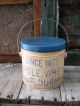 Small Antique Whisk Broom With Wood Handle Cupboard Blue Paint Primitives photo 7