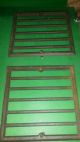 4 Small Cast Iron Antique Floor Grates.  8 In X 8 In Heating Grates & Vents photo 1