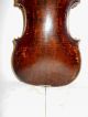 Very Old Antique Vintage Early 1800s 2 Pc Back Full Size Violin String photo 1