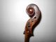 Very Old Antique Vintage Early 1800s 2 Pc Back Full Size Violin String photo 6