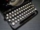 Antique Iconic Art Deco Glossy Black Royal P Typewriter From 1930 - Typewriters photo 8