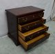Henkel Harris Solid Mahogany Stand Chest End Table Nightstand (a) Post-1950 photo 10