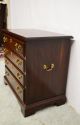 Henkel Harris Solid Mahogany Stand Chest End Table Nightstand (b) Post-1950 photo 3