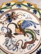 Rare Antique Salvini Italian Majolica Plate C.  1890 - 1900 Griffin And Butterfly Plates & Chargers photo 8
