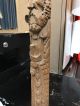 State Found Vintage Wood Carving Of King - Rustic Wood Carved Religious King Carved Figures photo 9