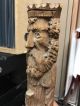 State Found Vintage Wood Carving Of King - Rustic Wood Carved Religious King Carved Figures photo 8