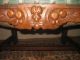 Antique Carved Oak Fish Throne Side Parlor Arm Chairs Ornate Carving 1800-1899 photo 6