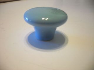 Sky Blue Mushroom Shape Porcelain Ceramic Cabinet Knobs Drawer Door Pulls Handle photo