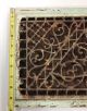 Antique Cast Iron Heat Register Vent Grate Victorian Ornate Scroll Wall 8 X 10 Heating Grates & Vents photo 4