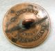 Antique Silver On Copper Livery Button - Resting Deer Or Elk - Dowler - 1 