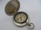Antique Pocket Metal Compass C - 1915 Other Antique Science Equip photo 3