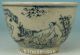 Chinese Old Blue And White Porcelain Hand Painting Ancient Married Bowl Bowls photo 3