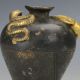 Old Peiking (18 19th) Brass Handwork Snake Motif Pot C445 Pots photo 3