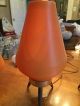 Atomic Beehive Table Lamps Orange Mid Century Mid-Century Modernism photo 5