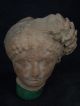Ancient Teracotta Head Roman C.  200 Bc Tr507 Roman photo 1