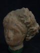 Ancient Teracotta Head Roman C.  200 Bc Tr507 Roman photo 2